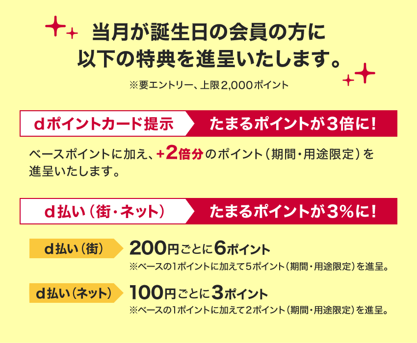 Dポイントは 誕生月がおトク Dポイントが3倍 D払いで3 還元されるキャンペーン開始 30代 賢く生きることを目指すブログ